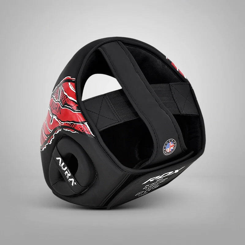 Casque de Boxe RDX Aura F17 Noir/Rouge - Taille M 4/7