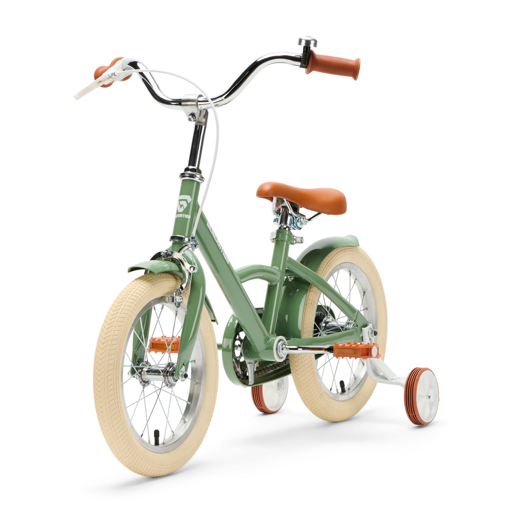 Generation Classico 14 pulgadas verde oliva – Bicicleta infantil 2/3