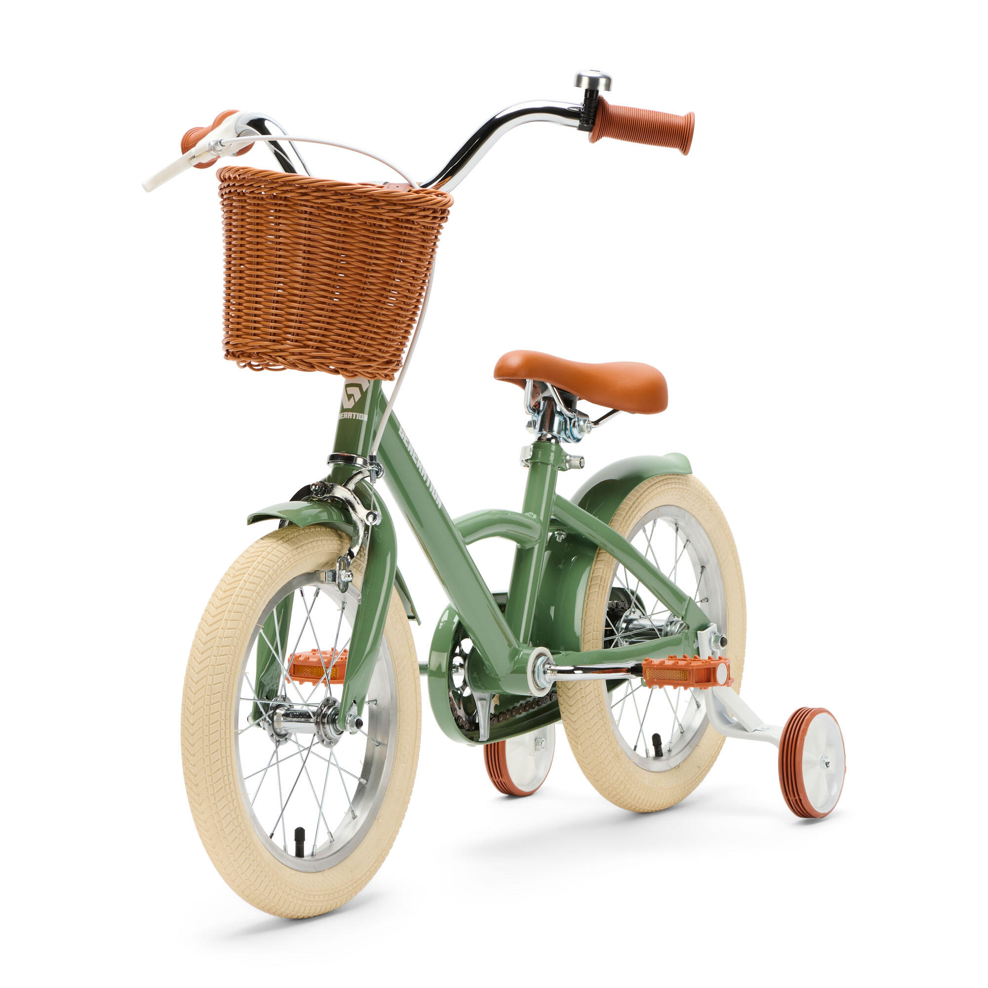 Generation Classic 14 pulgadas Verde oliva – Bicicleta infantil 2/4
