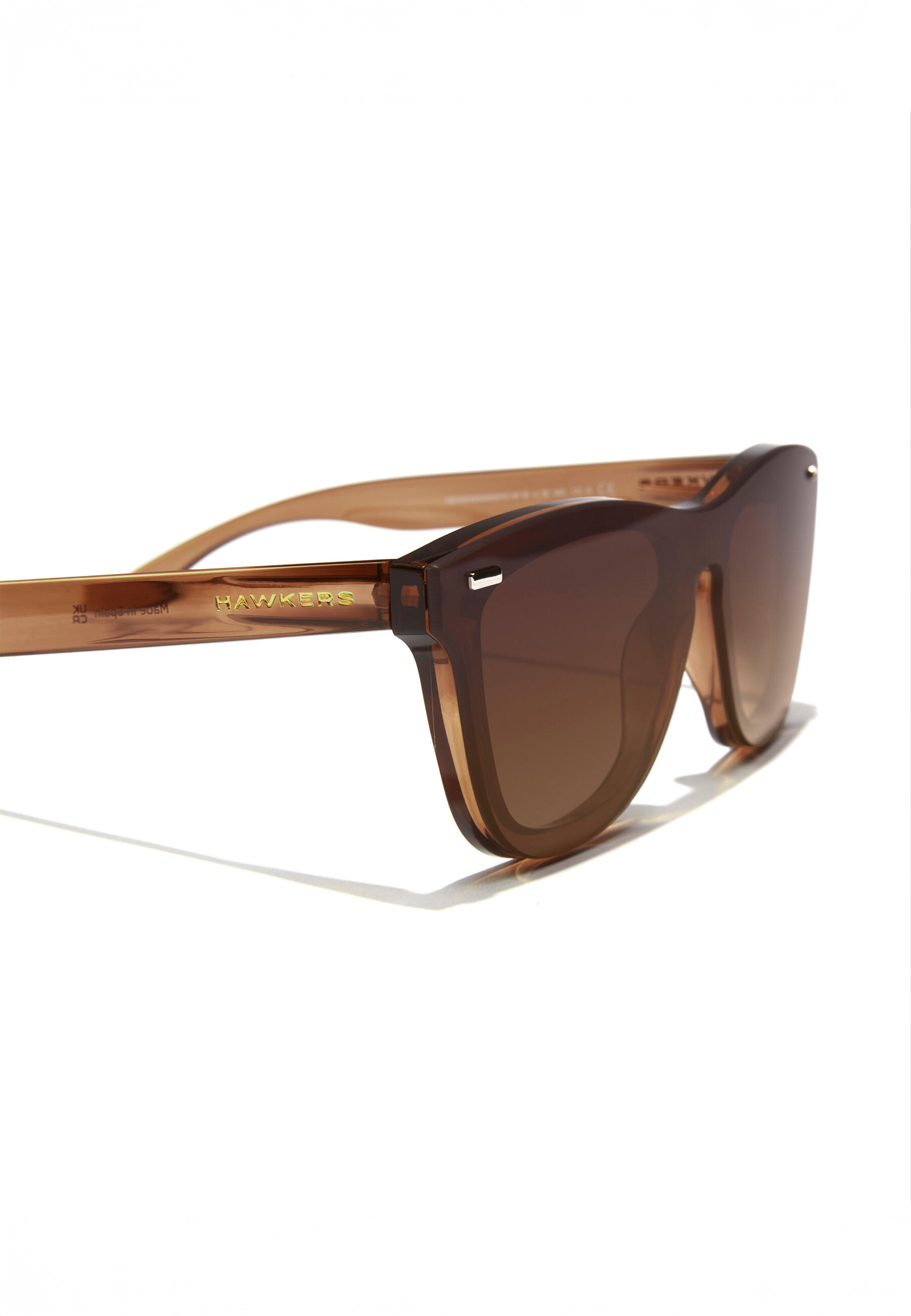 HAWKERS - Lunettes Soleil pour Homme et Femme ONE VENM RAW - BROWN PEANUT BUTTER 3/6