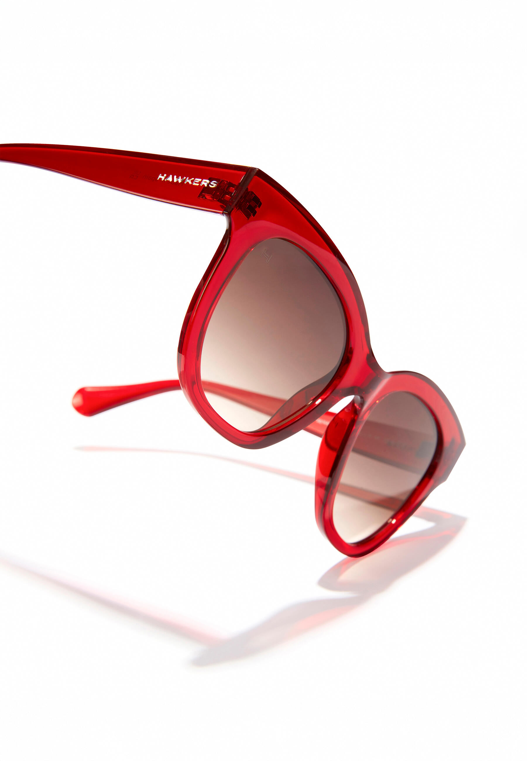 HAWKERS - Lunettes de Soleil pour Homme et Femme AUDREY RAW  -  CHERRY RED EARTH 3/6