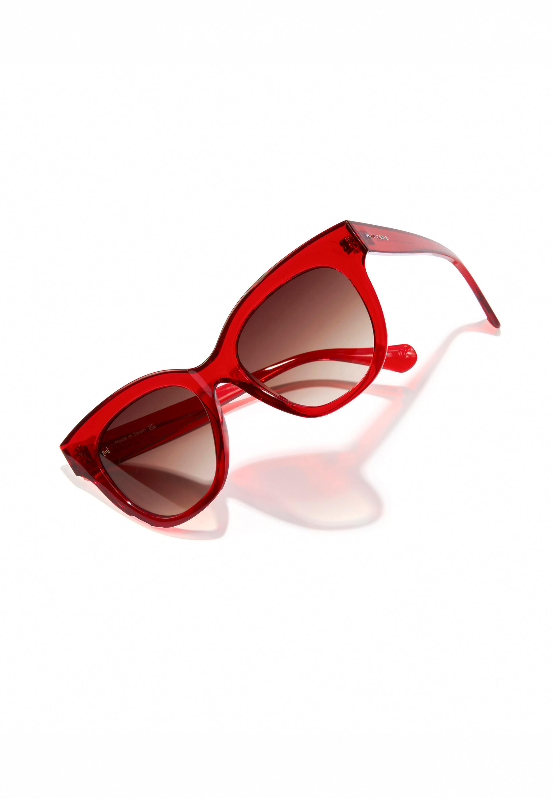 HAWKERS - Lunettes de Soleil pour Homme et Femme AUDREY RAW  -  CHERRY RED EARTH 5/6