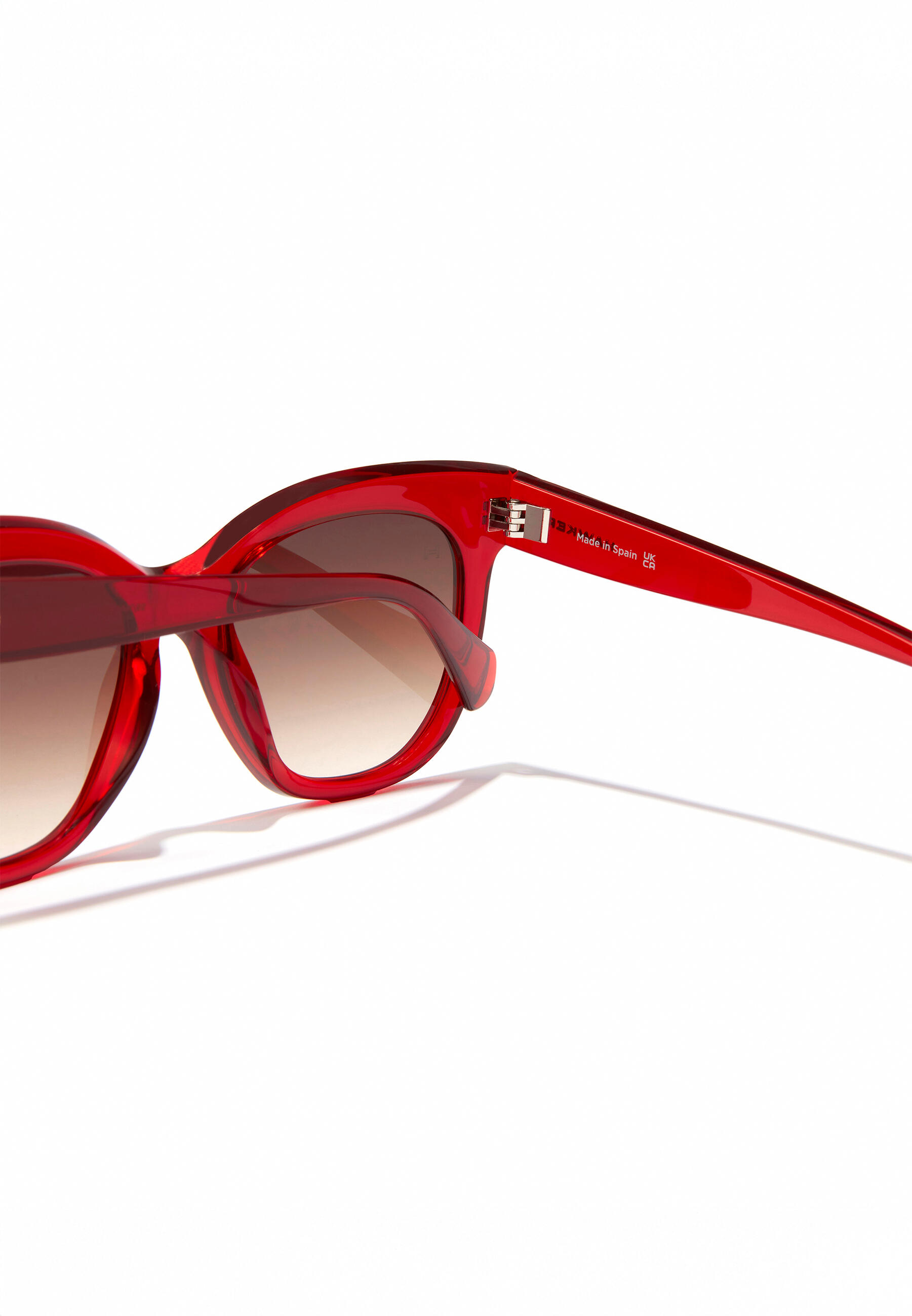 HAWKERS - Lunettes de Soleil pour Homme et Femme AUDREY RAW  -  CHERRY RED EARTH 4/6
