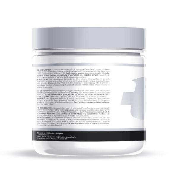 Monohydrat kreatyny 200 mesh - 300g Dracula Cherry MASMUSCULO