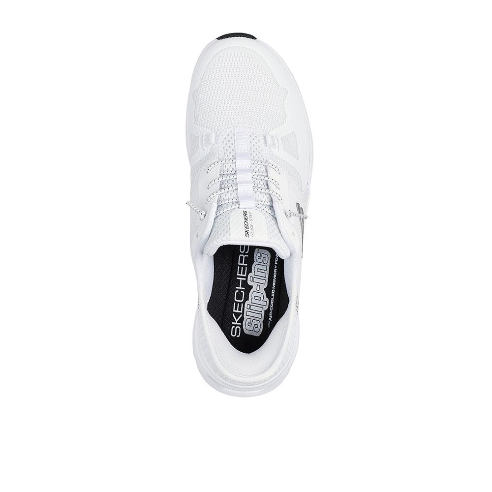 Tênis Brancos Skechers Skide-Step Pro Femininos 3/5