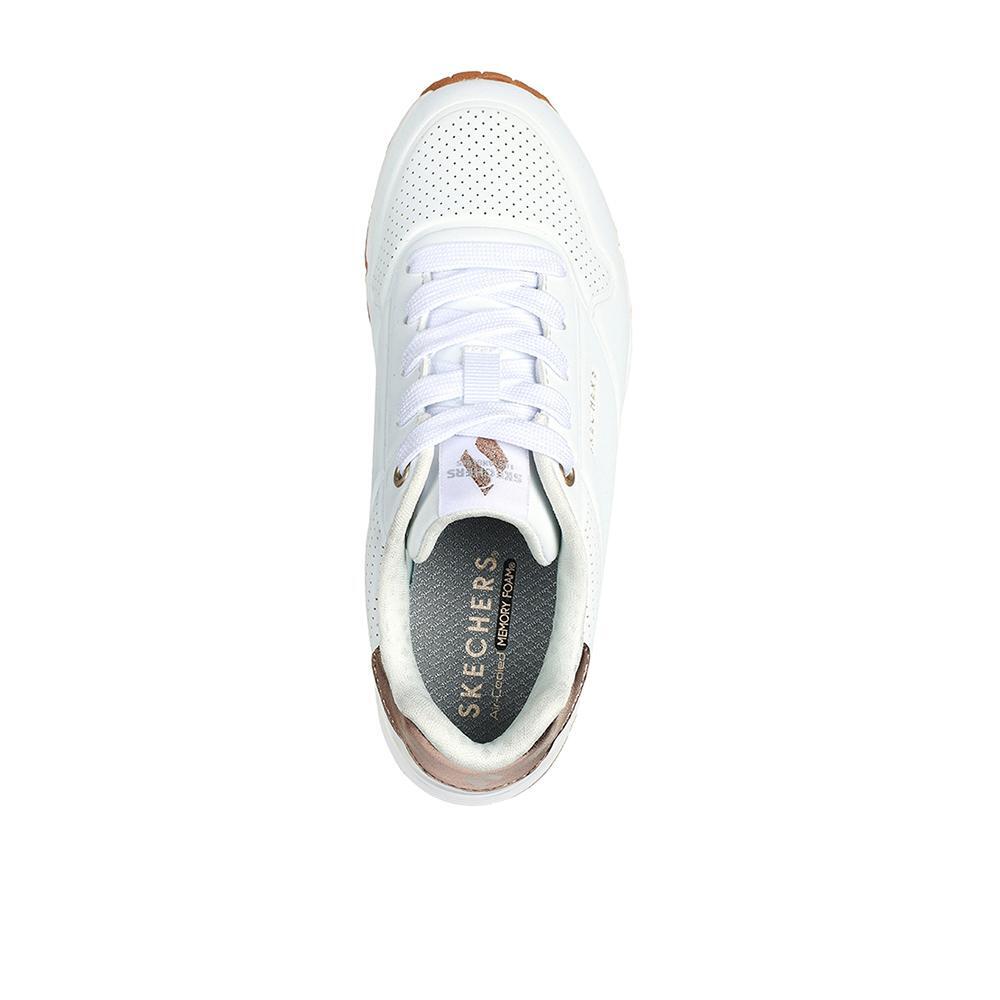 Tênis Brancos Uno Gen1 da Skechers Menina 3/5