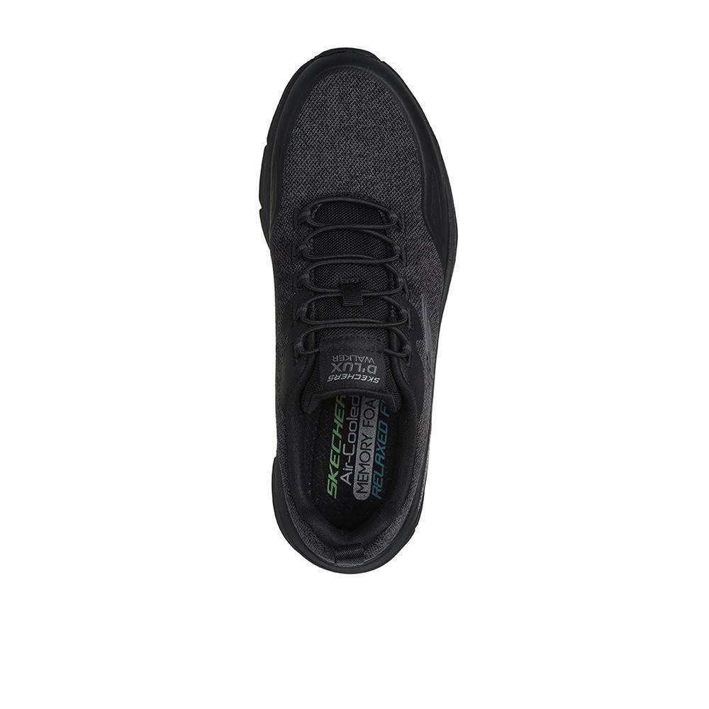 Tênis pretos Skechers D Lux Walker 2.0 Steadyway 3/4