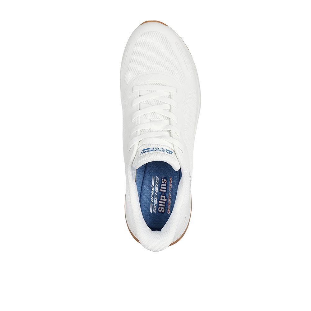 Chaussures Lifestyle Skechers Bobs Squad 4 Blanc Homme 3/5
