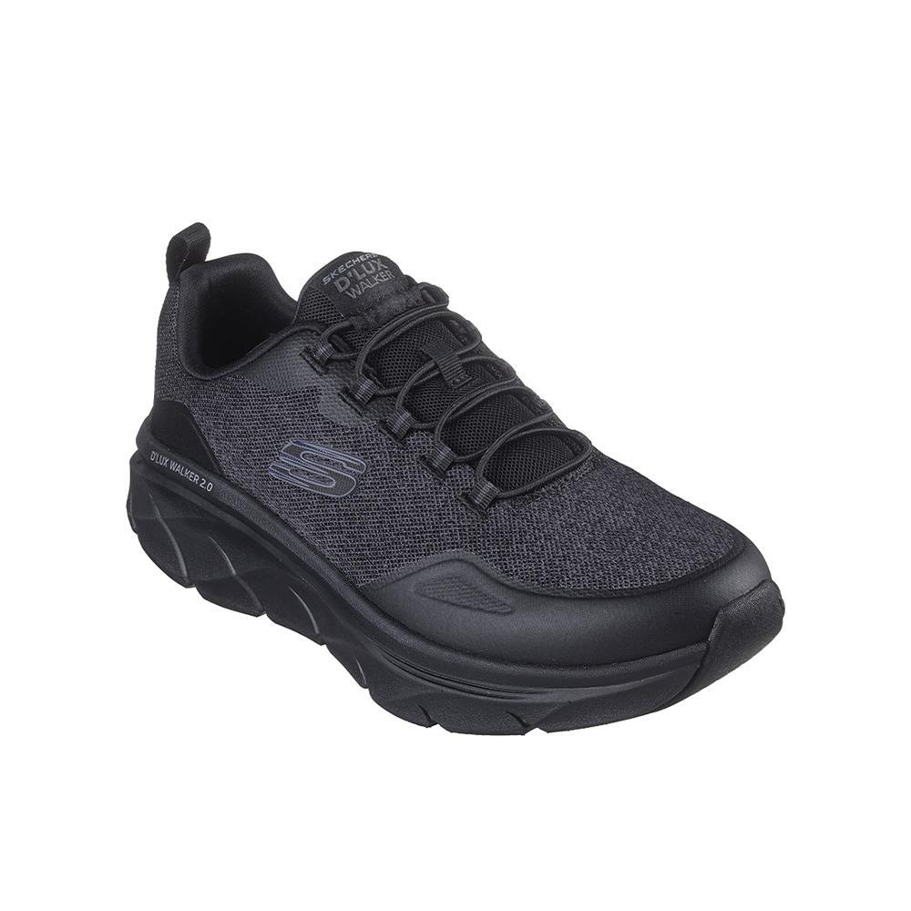 Tênis pretos Skechers D Lux Walker 2.0 Steadyway 2/4