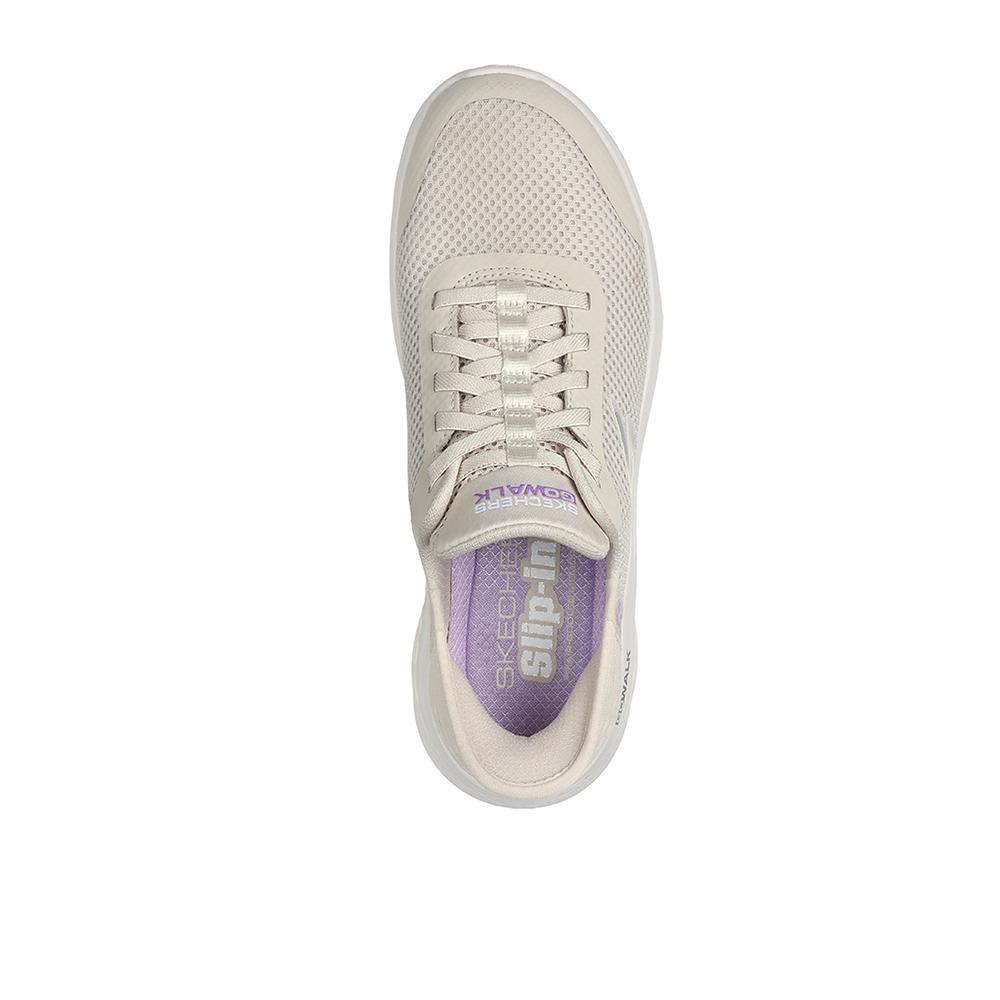 Tênis Brancos Skechers Go Walk Flex Feminino Grand Entry Branco 3/7