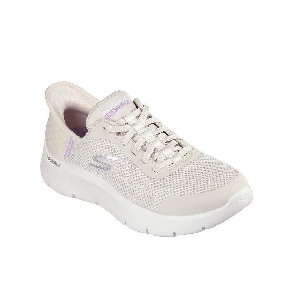 Tênis Brancos Skechers Go Walk Flex Feminino Grand Entry Branco 2/7