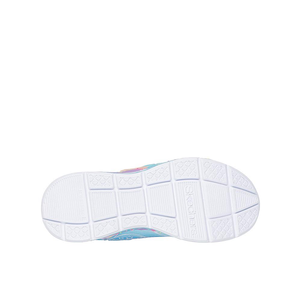 A Sereia da Garota Skechers Sonha Tênis Azuis 4/5
