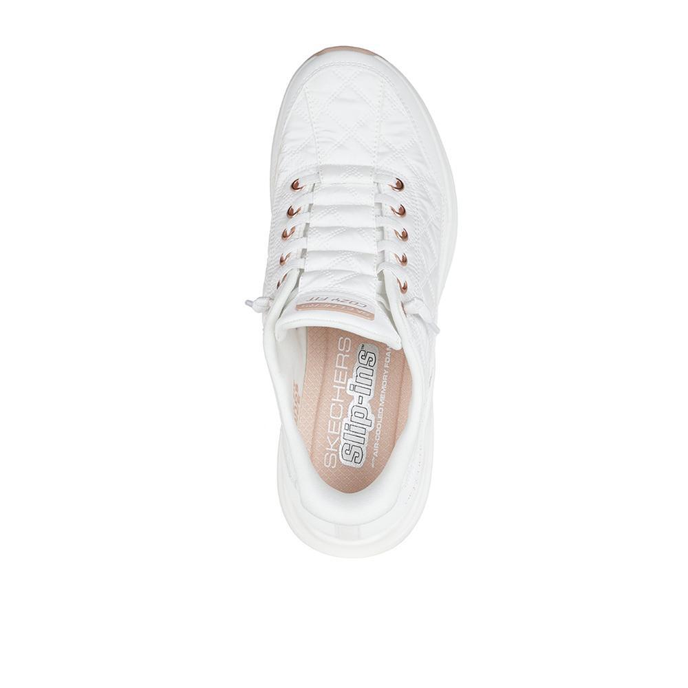 Baskets FEMME Skechers Sli-ins Contour Foam Cozy Fit Golden Hou BLANC 3/6