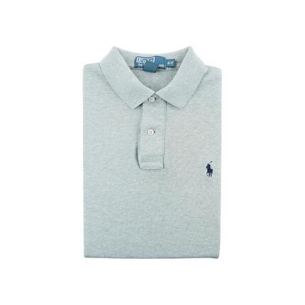 Second life - Herren Poloshirt Kurzarm Grau - Wie neu