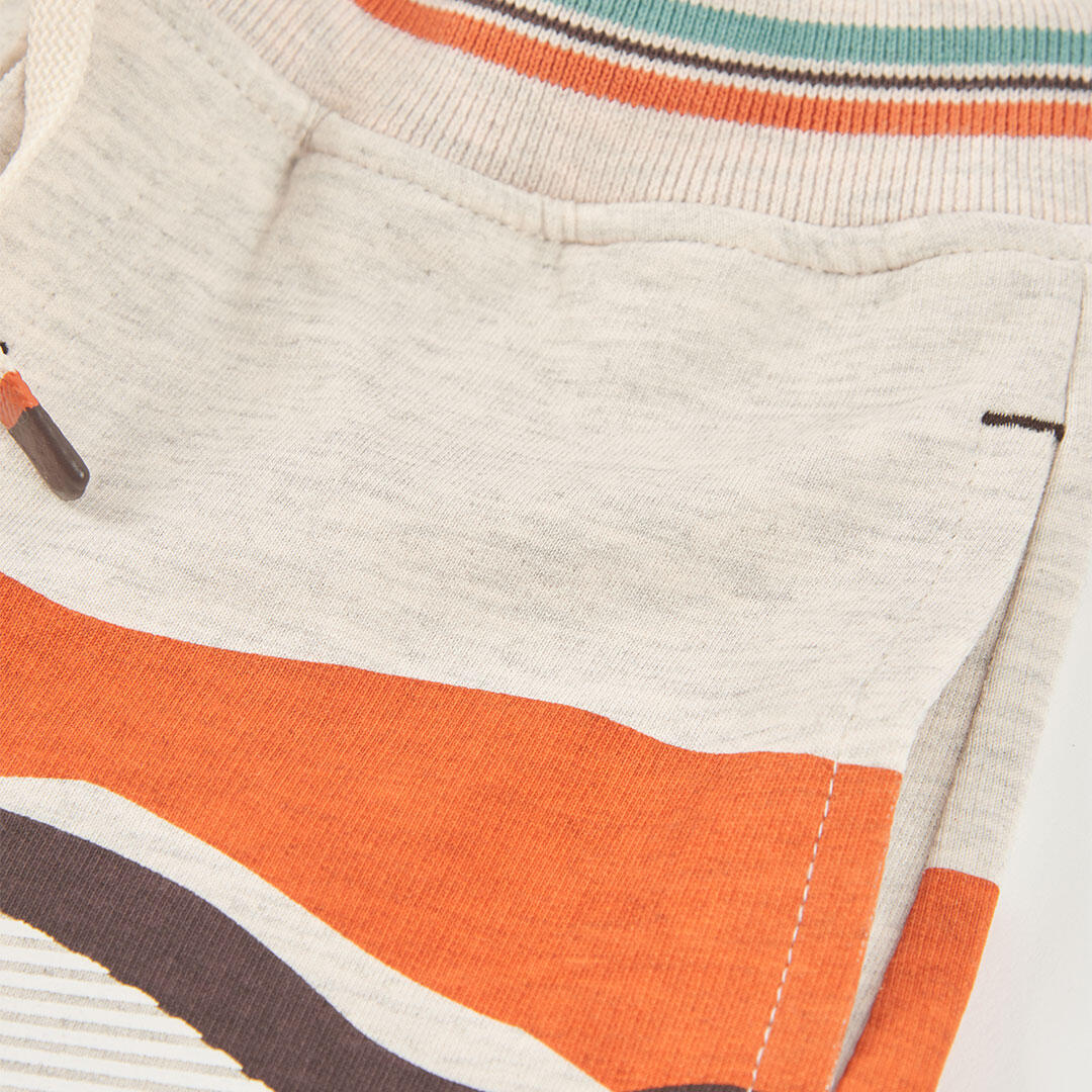 Bermudas de verano de tenis kids niño boboli beige 3/4