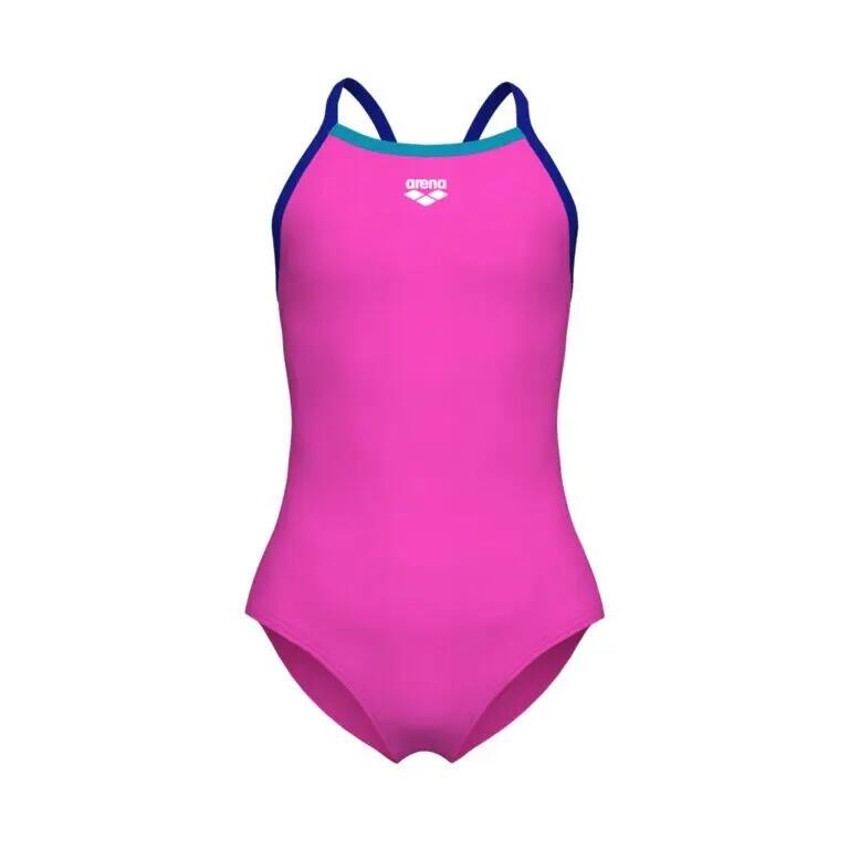 1-delig meisjes zwempak Arena Light Drop Solid 3/4