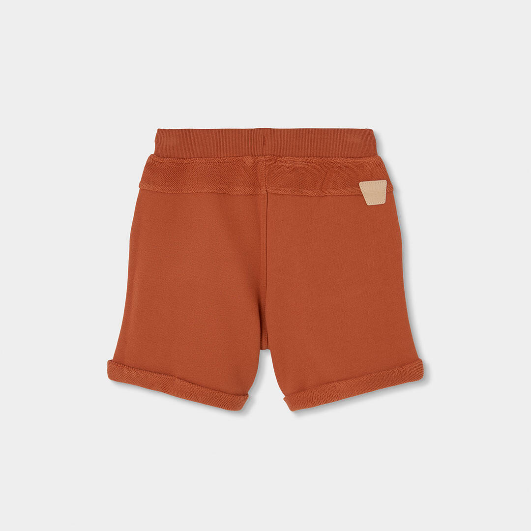 Bermudas de verano de tenis kids niño boboli marrón 2/4