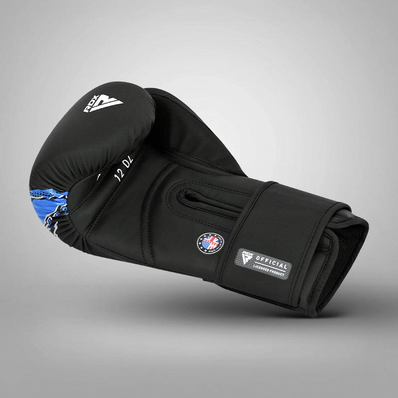 Boxhandschuh Aura F17 Schwarz Blau - 14OZ 4/5