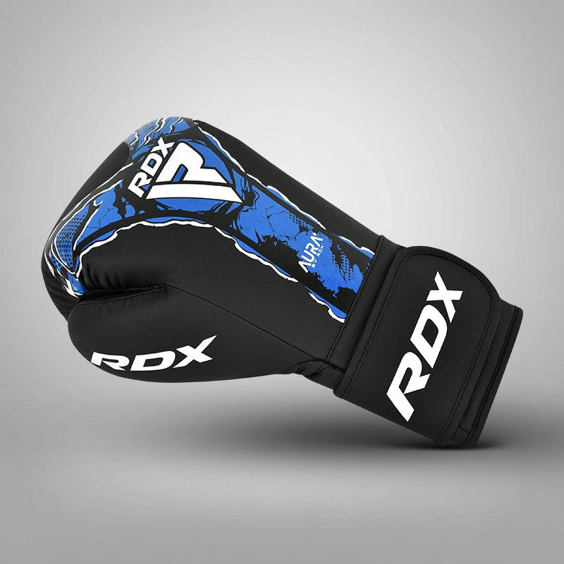 Gants de boxe RDX F17 - Noir/Bleu - 16oz 3/7