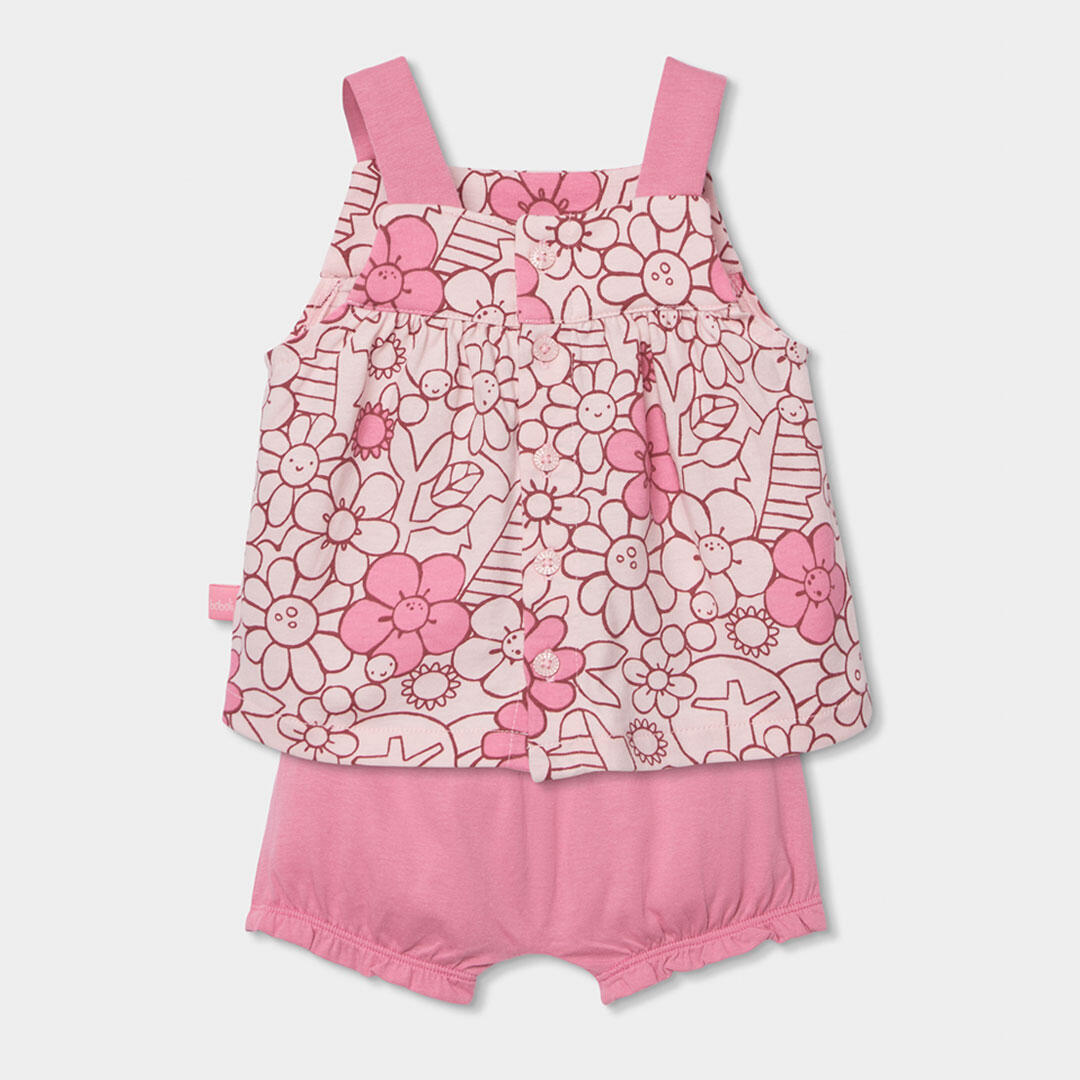 Conjuntos de verano de gimnasia bebé niña boboli multicolor 2/7