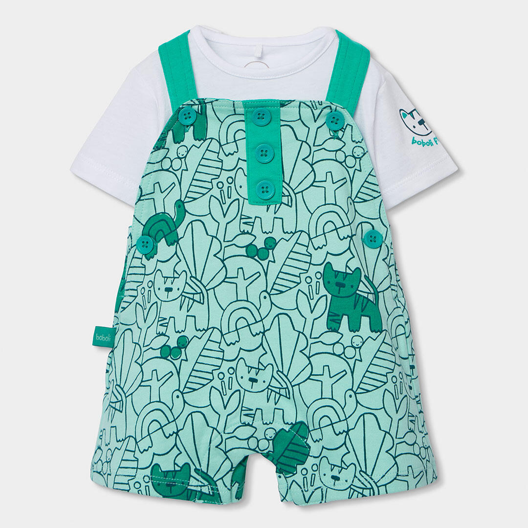 Conjuntos de verano de gimnasia bebé niño boboli multicolor 1/7