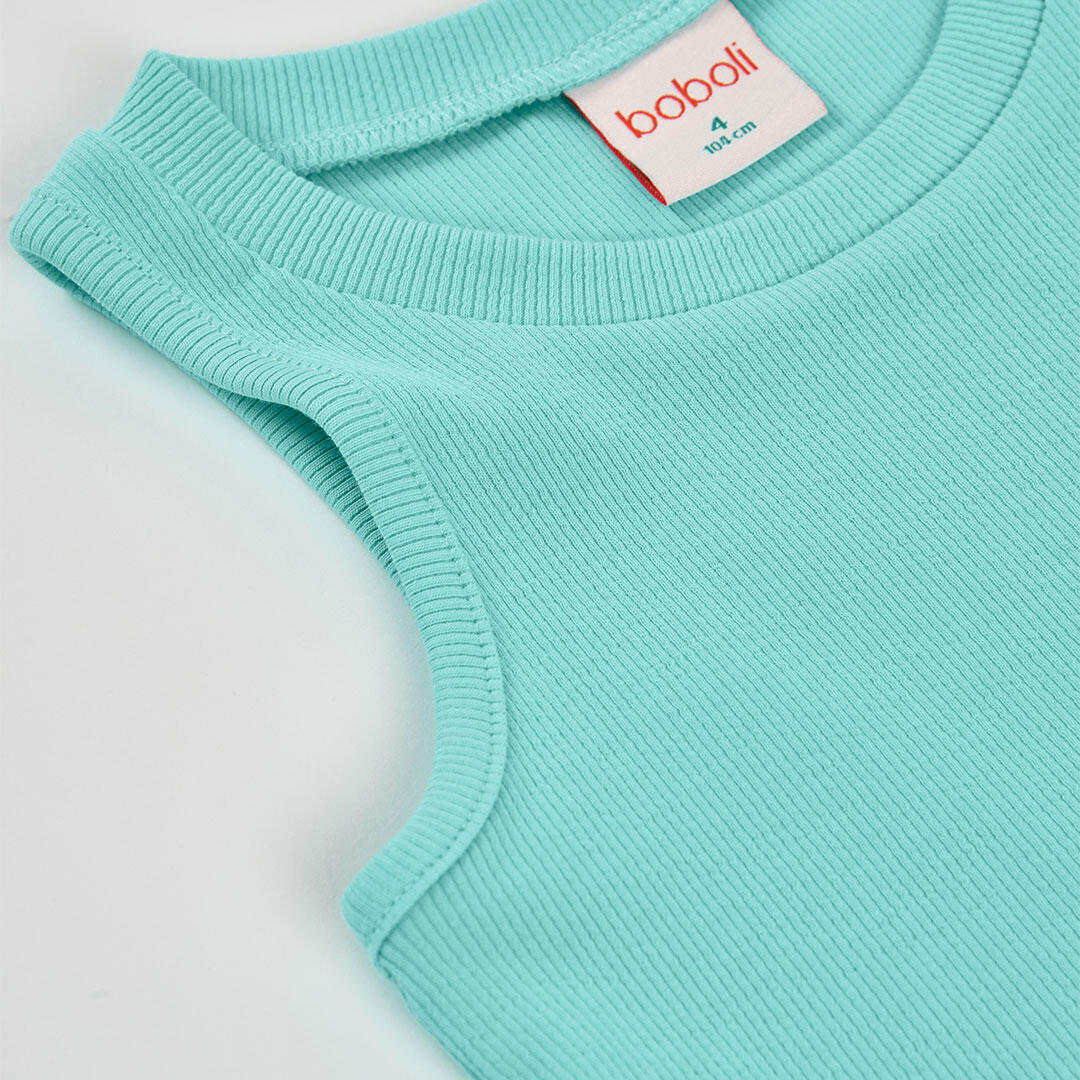 Camisetas De Tirantes de verano de tenis kids niña boboli verde 3/4