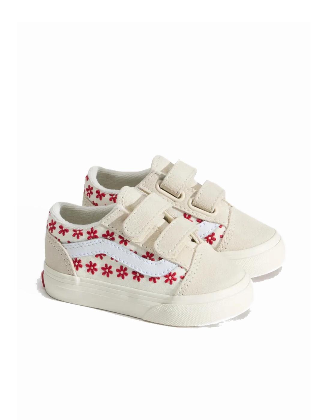 Tênis para menina Vans Bege. 2/4
