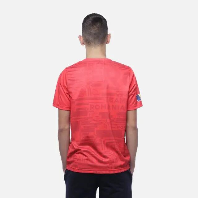 Tricou Poly Peak TeamRomania20 Rosu 2/4