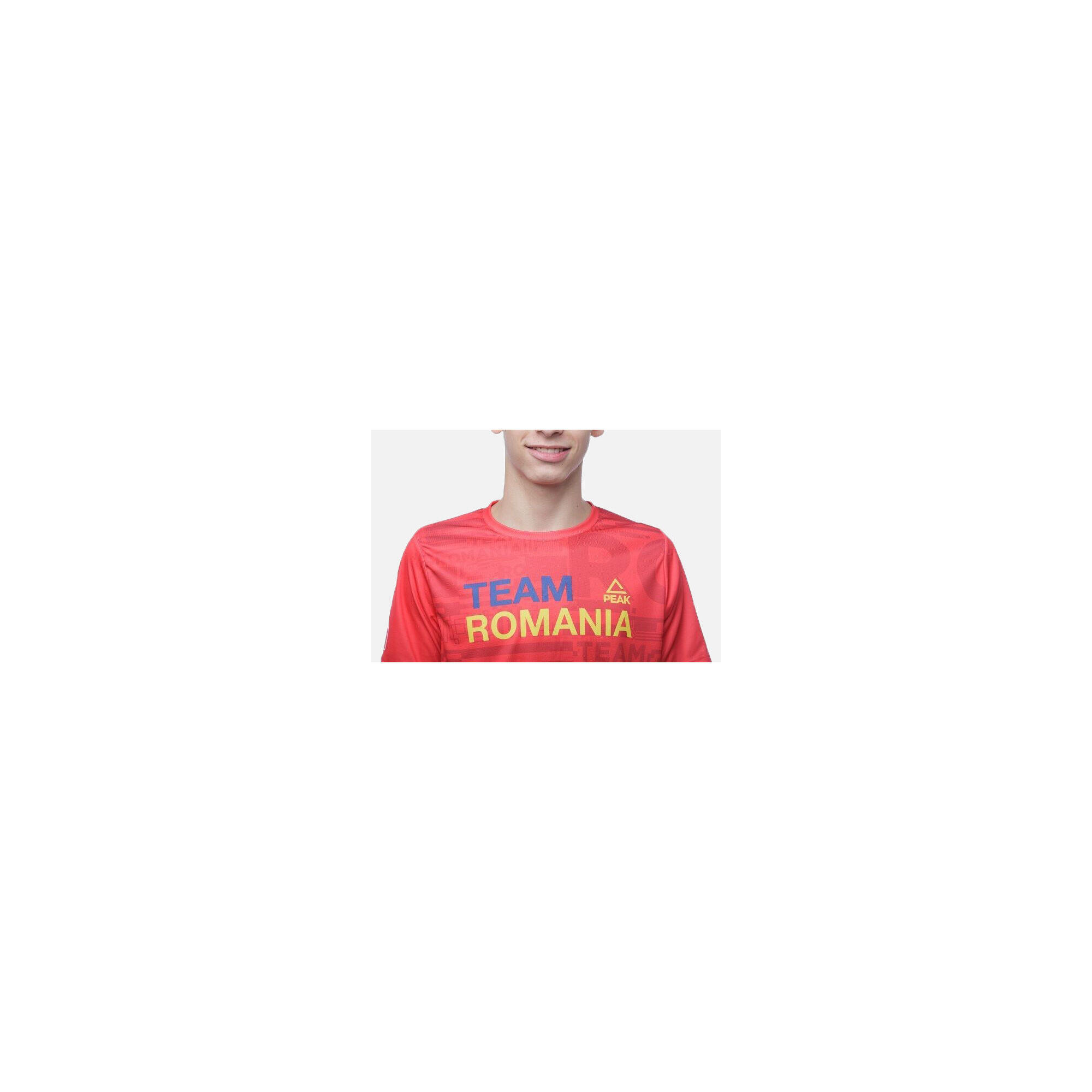 Tricou Poly Peak TeamRomania20 Rosu