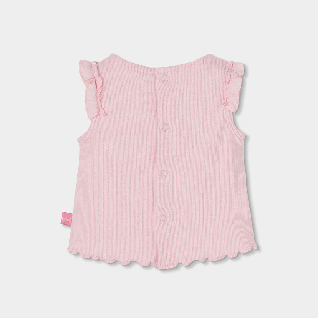 Conjuntos de verano de gimnasía bebé niña boboli rosa 5/7