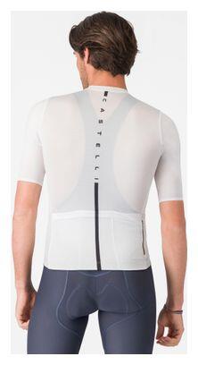 Camisola de manga curta Castelli Drittone Branca para homem 2/6