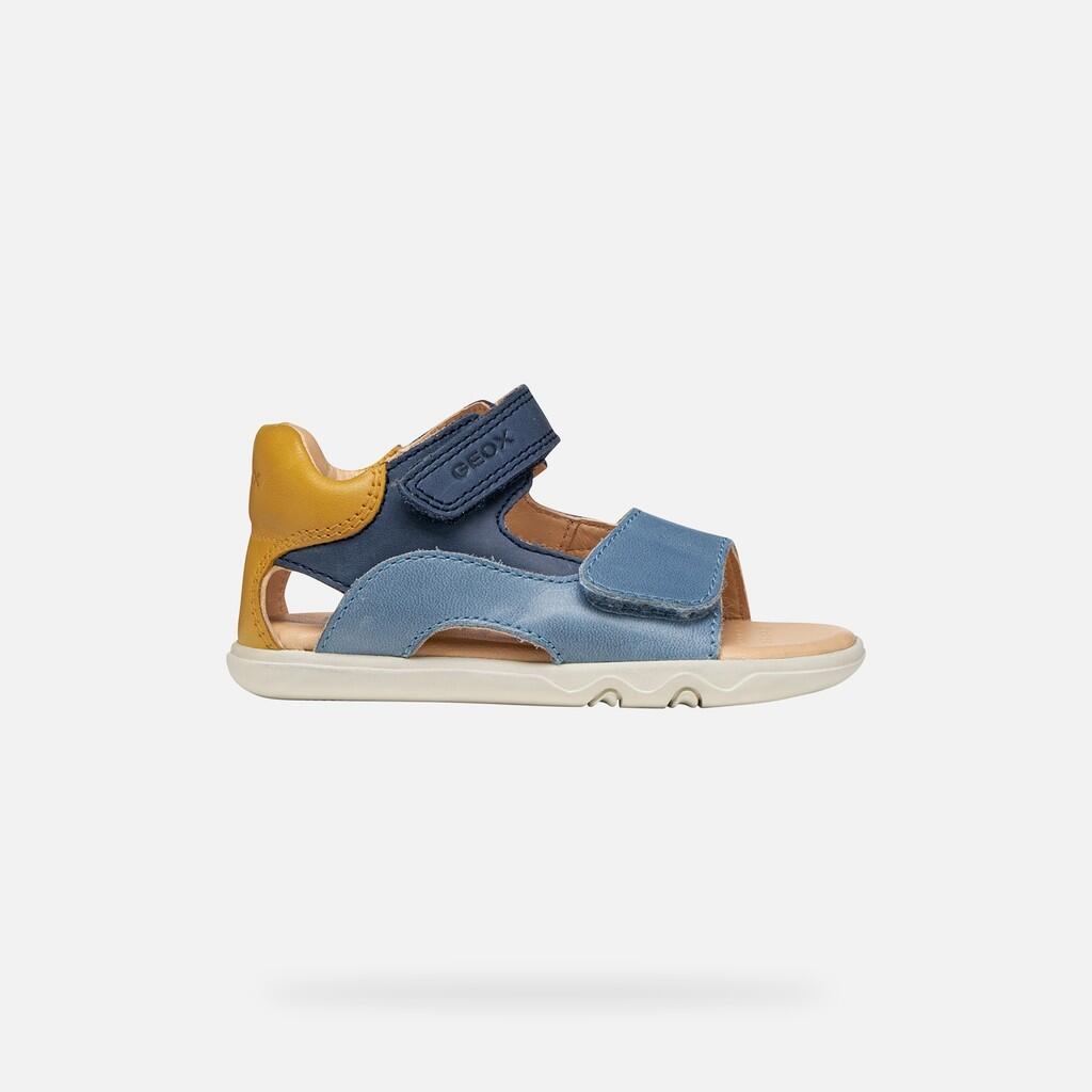 Sandales Bébé Garçon B SANDAL STEPPIEUP BOY Bleu Marine/Ocre 2/7