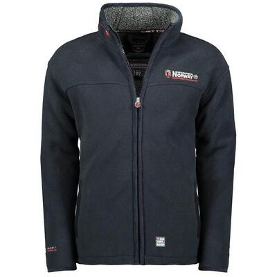 Felpa con zip e ricamo Geographical Norway Ubolt