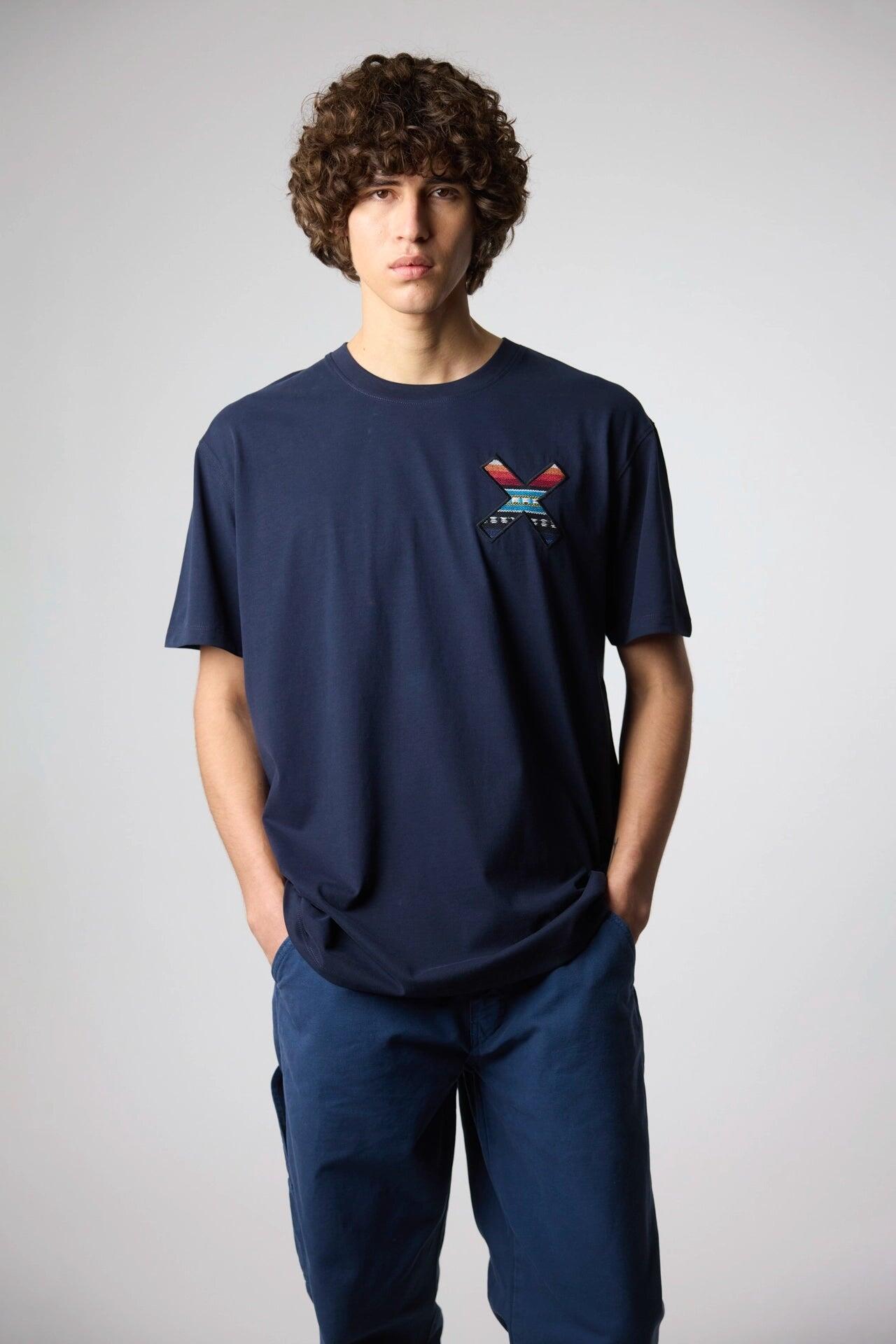 Camiseta Blue Banana Azul Marino de Algodón 100% Orgánico 1/6