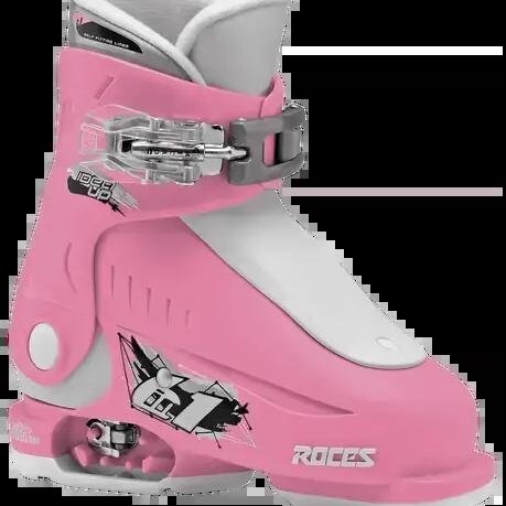 Roces Idea Up 6in1 adjustable Kids Ski Boots - 16-18.5 - Pink