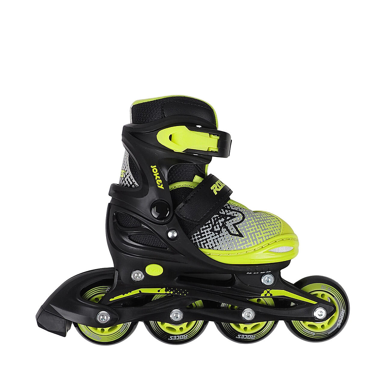 Patins - Jokey X - Ajustável eninos - Preto - Verde 2/7