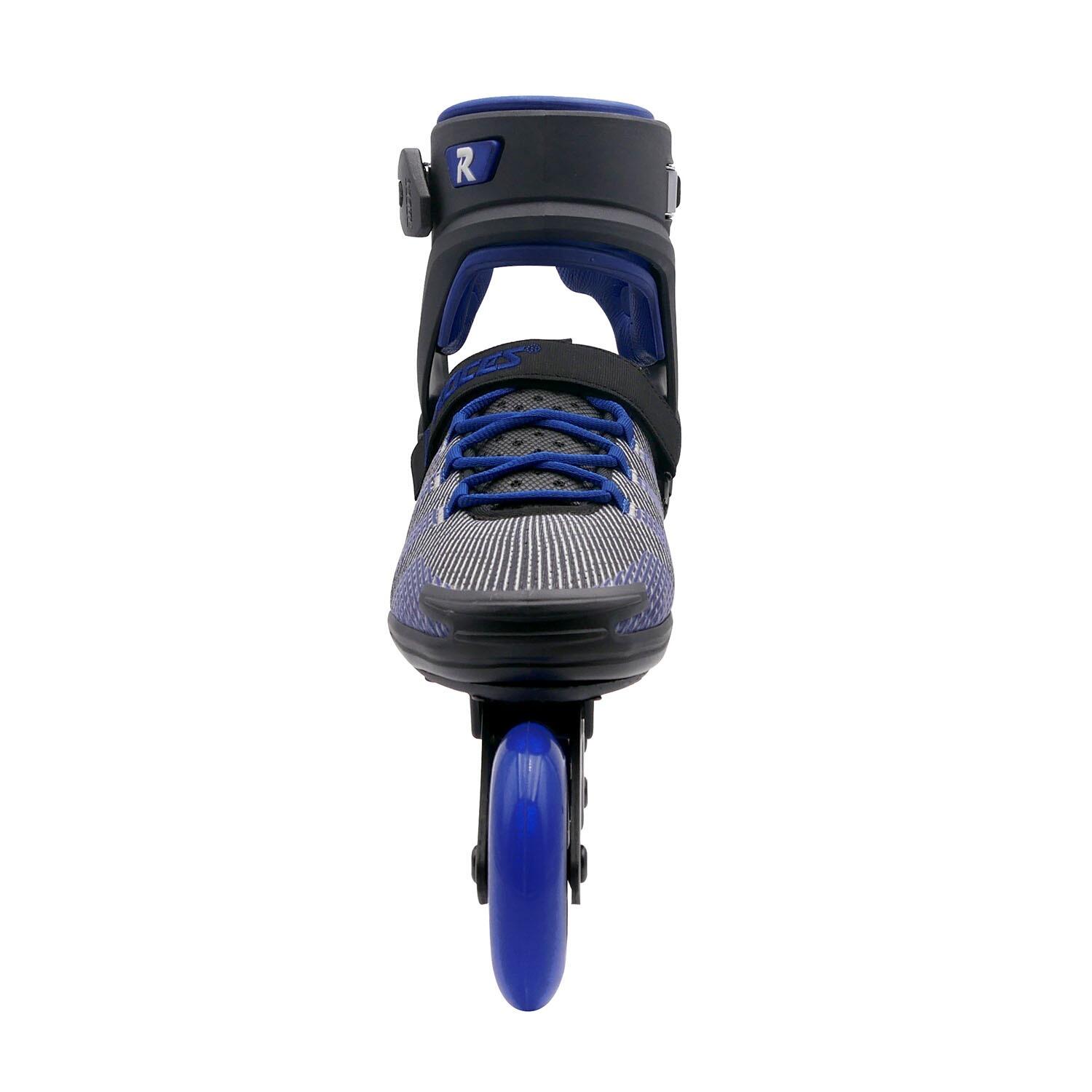 R-Evo 90 - Patins en ligne - Adultes - Noir - Bleu 2/7