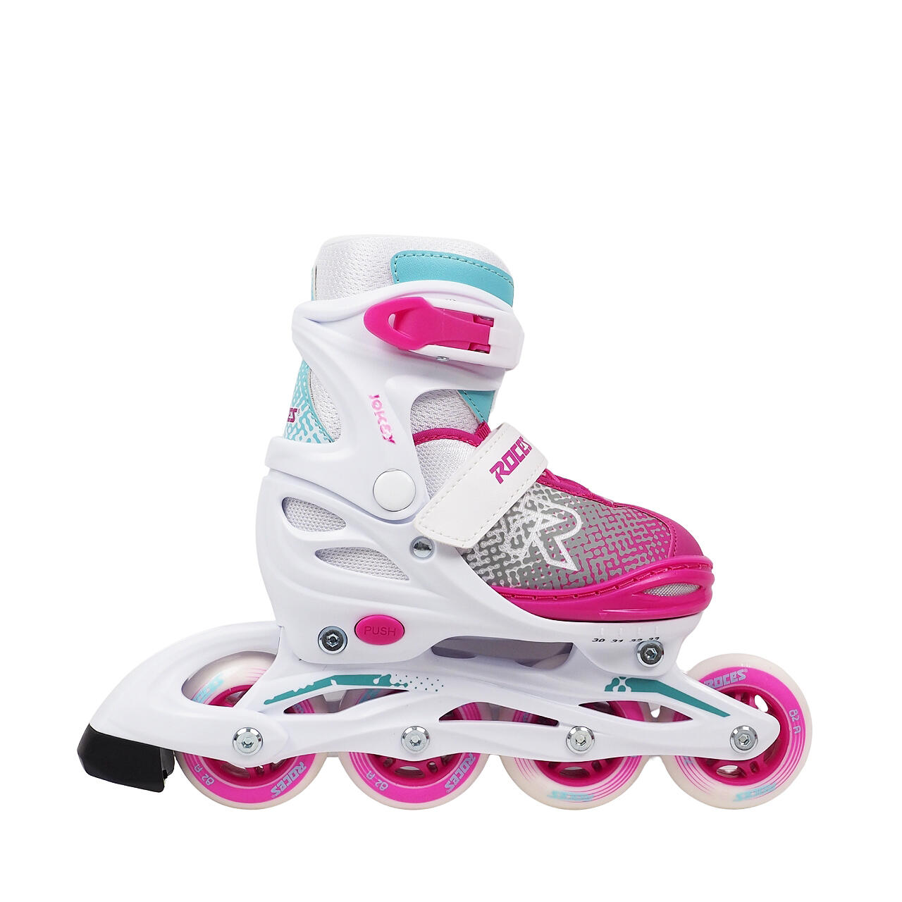 Pattini in linea - Jokey X - Regolabile - Ragazze - Bianco 2/7