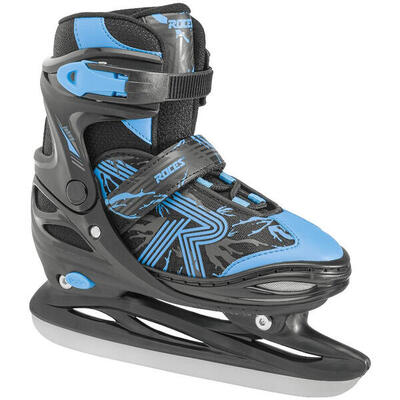 Jokey ice 3.0 - verstelbare kinderschaatsen - zwart/blauw