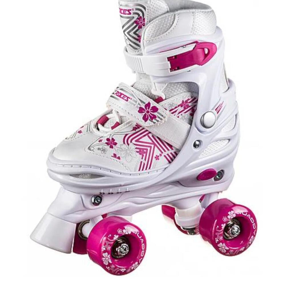 Quaddy 3.0 Recreational Inline Skate - White/Pink