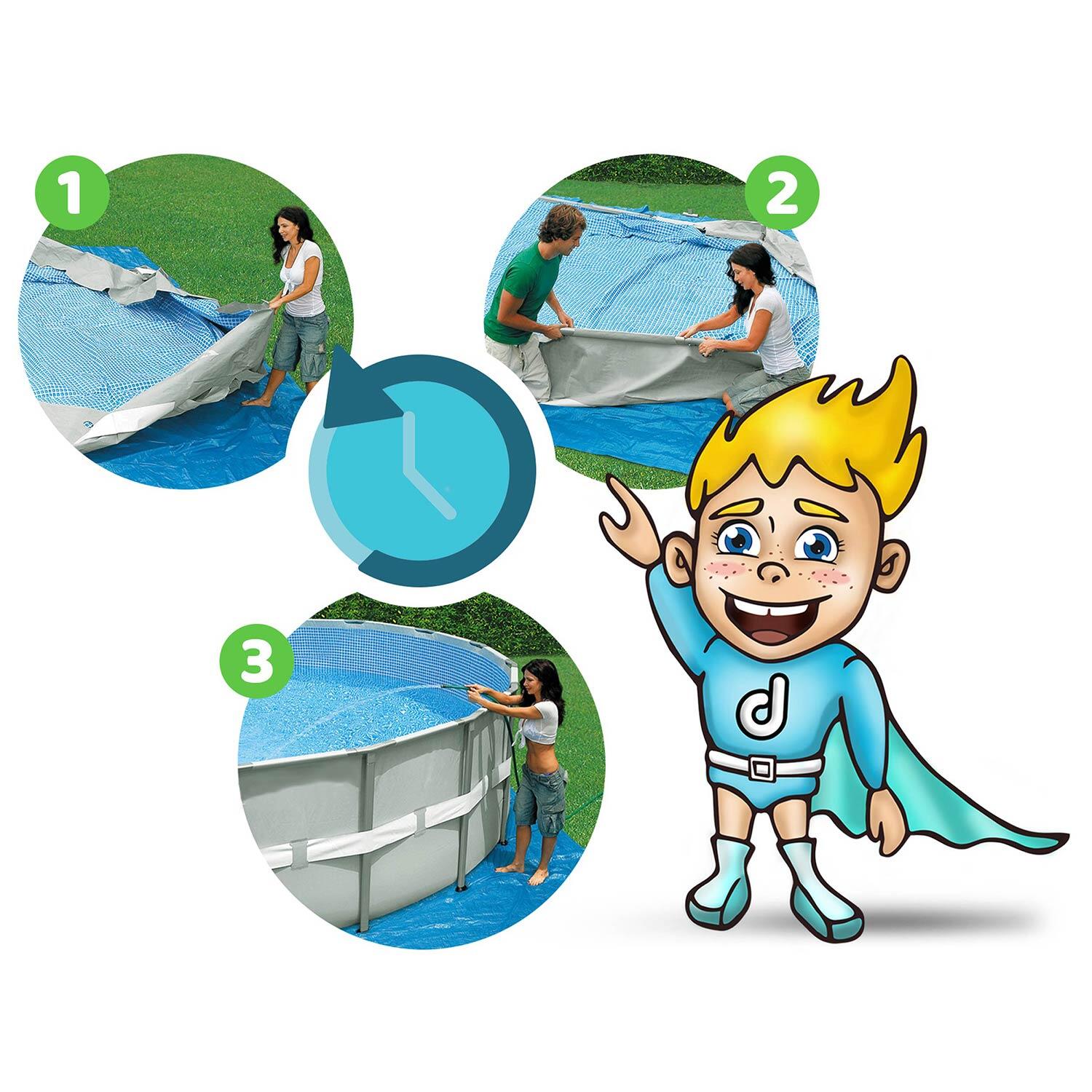 Piscina Natação Estrutura 4 Em 1 Bestway 6/7