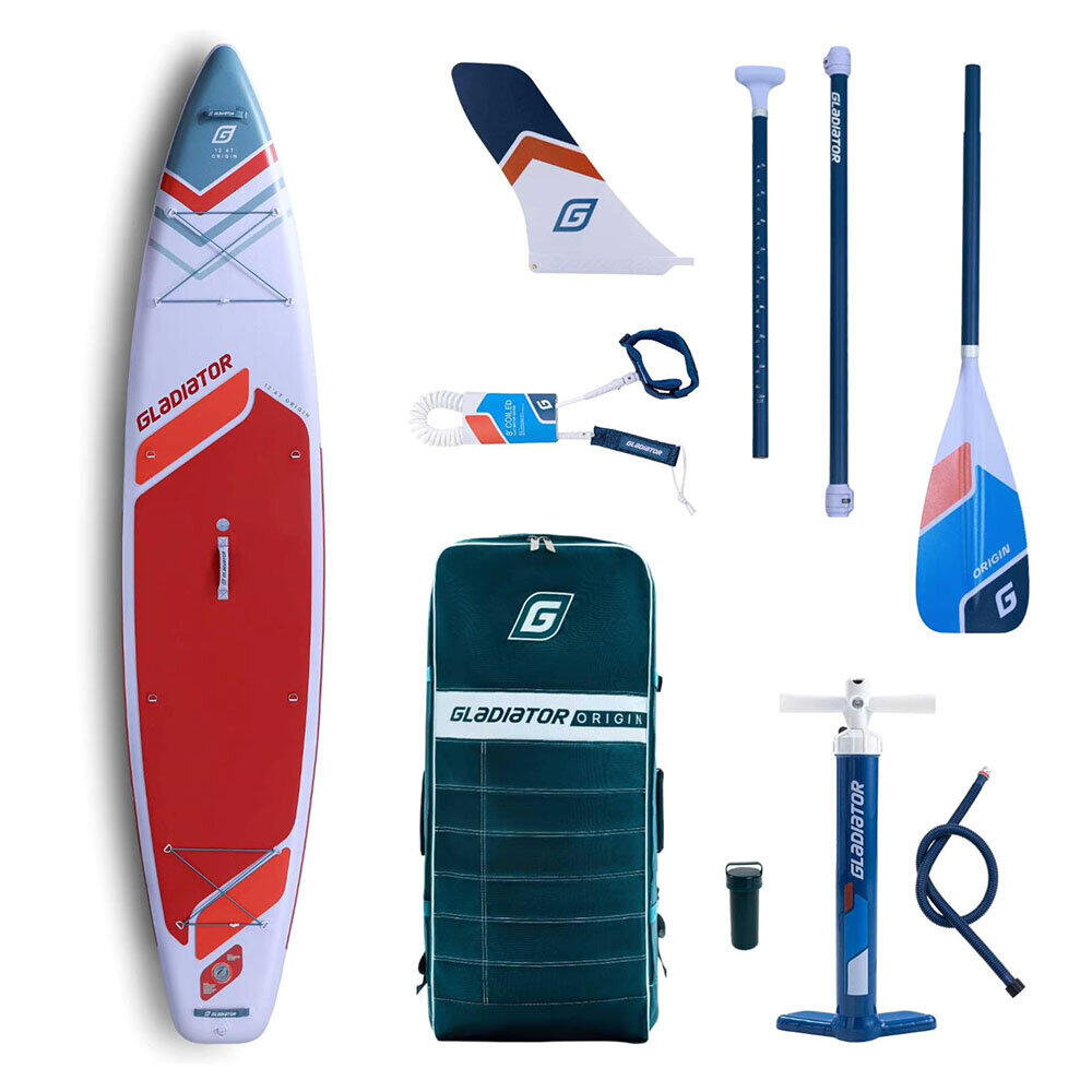 GLADIATOR Nafukovací paddleboard SUP GLADIATOR Origin SC 12'6'' Touring RED