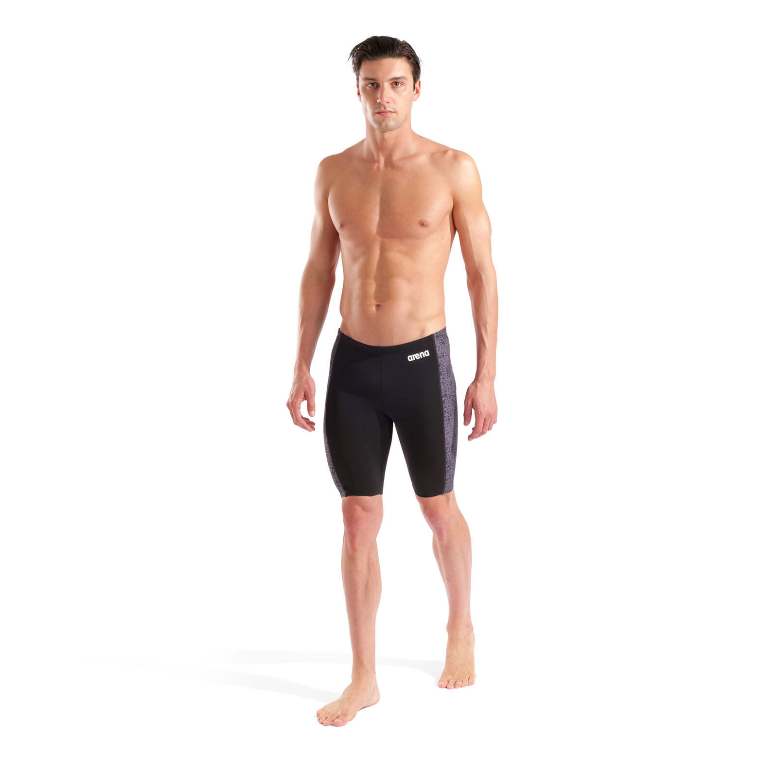 Arena Heren Zwemjammer Snakeskin Zwart 3/6