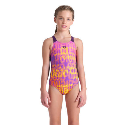Maillot de bain une-pièce Fille - Multi Colours V Back