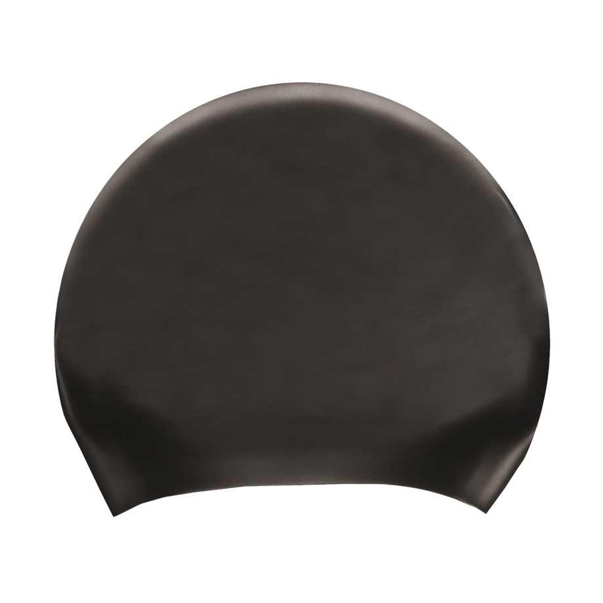 Bonnet De Bain Pour Cheveux Longs Adulte (Noir) 3/4