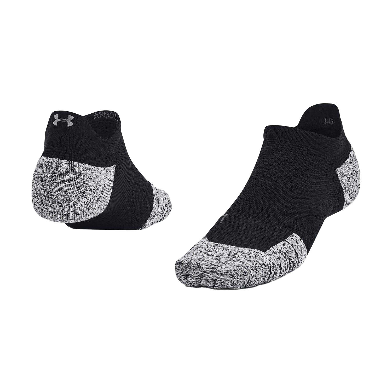 Calzini Alla Caviglia Imbottito Adulto Unisex Under Armour Nero 3/3