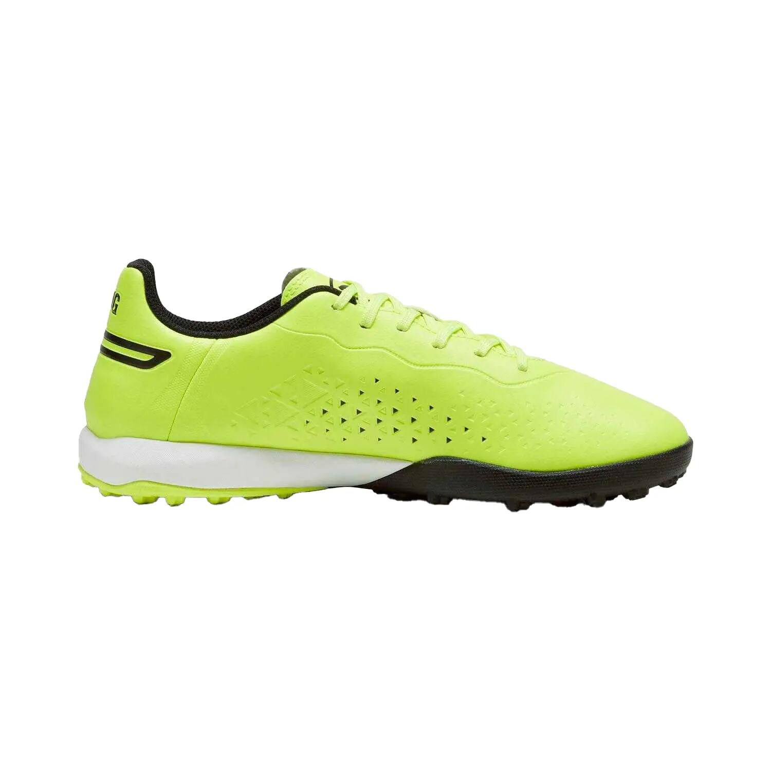 "King Match" FußballStiefel für Damen Unisex Herren Limone/Schwarz 4/4