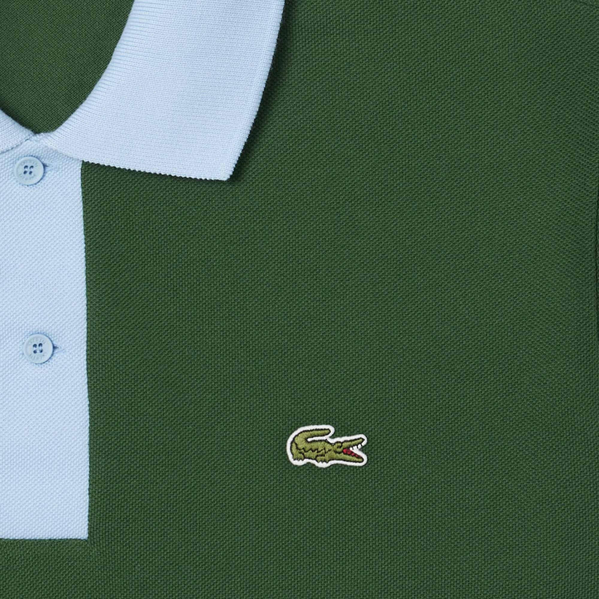 Poloshirt für , Kontrastkragen Herren Grün 4/4