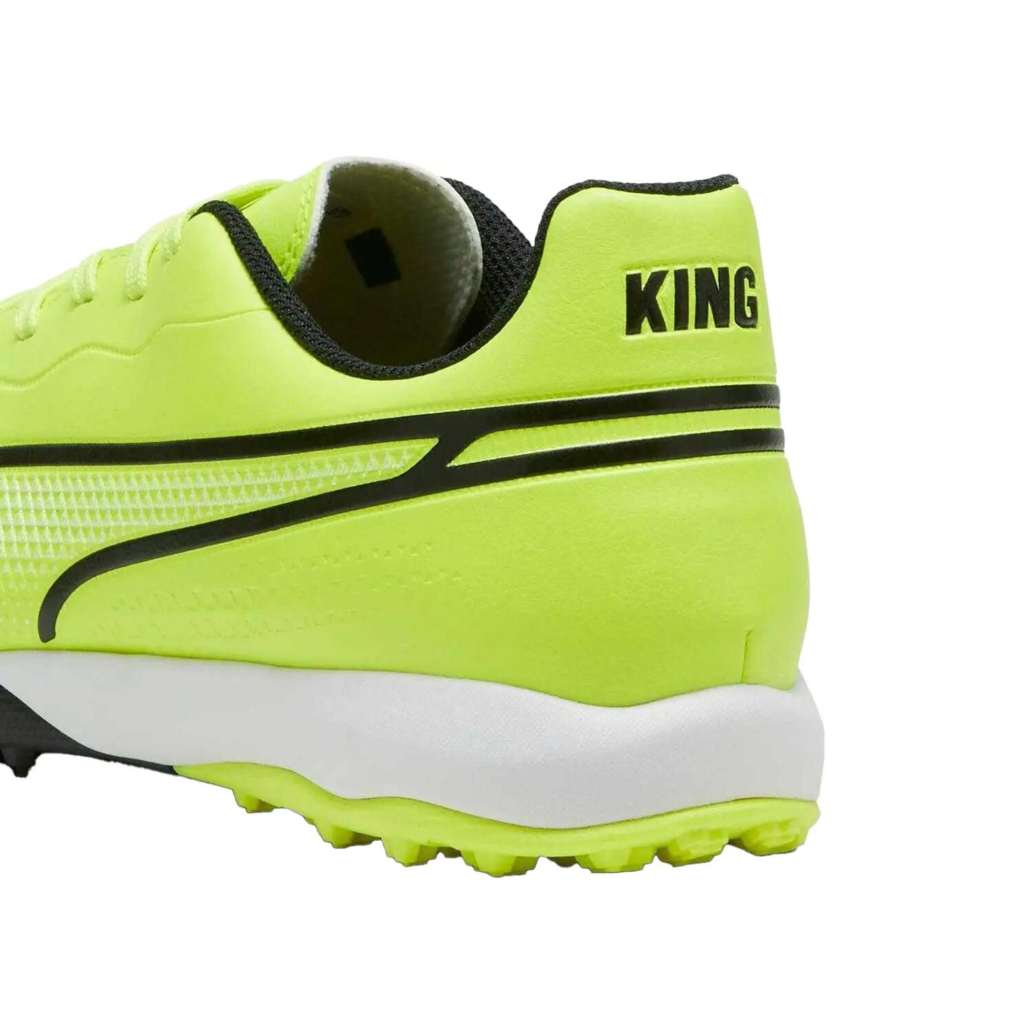 "King Match" FußballStiefel für Damen Unisex Herren Limone/Schwarz 2/4