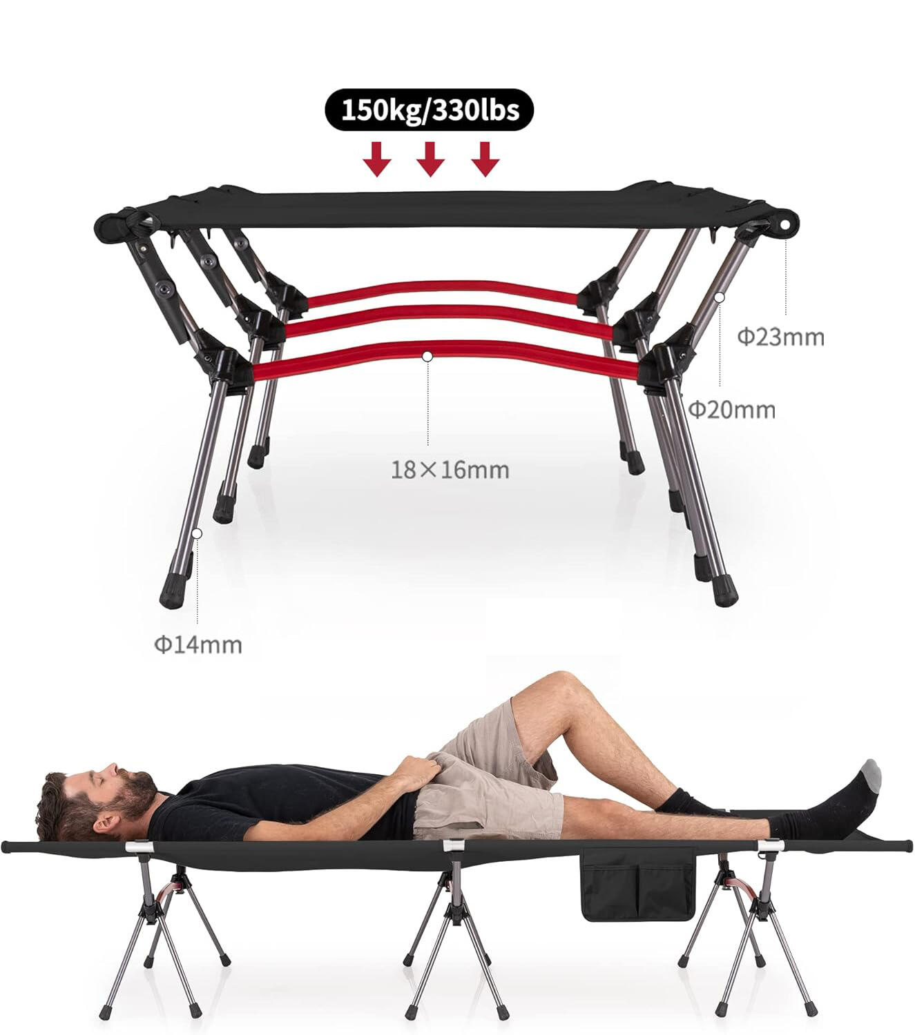 Campingliege XJC04 NH19JJ006 190x65cm 5/6